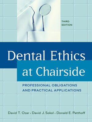 cover image of Dental Ethics at Chairside